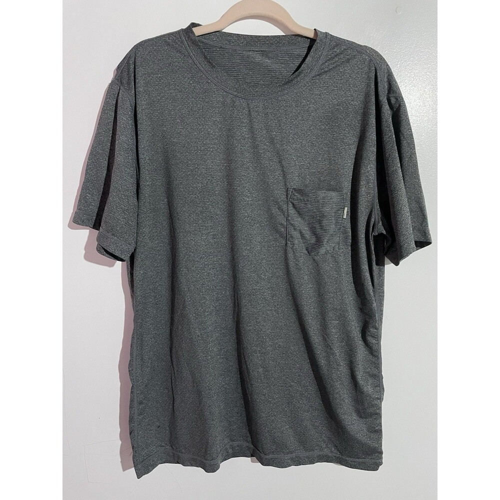 Vuori Shirt Mens L? Gray Tradewind Wicking‎ Gym Performance Athleisure Outdoor